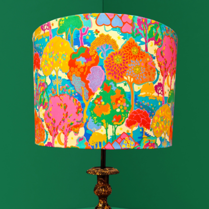 We love bright and bold design. 'Arboretum Valley' by Liberty has fabulous vibrancy.